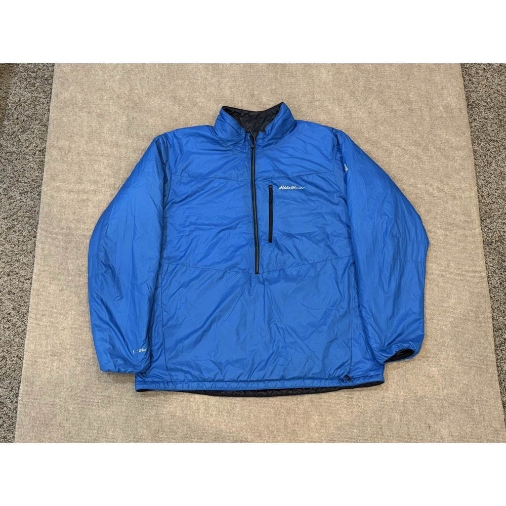 Eddie Bauer First Ascent Pertex Quantum Reversible Quilted Pullover Jacket XL
